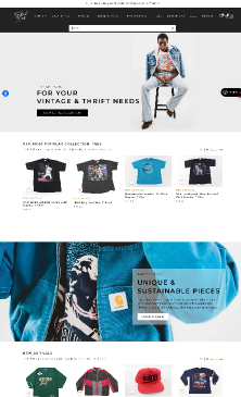 Thrifted Threads Shopify store