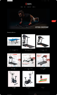 Heats Shopify store