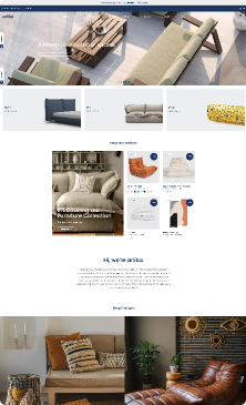 Ariika Shopify store