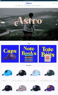Astro Shopify store